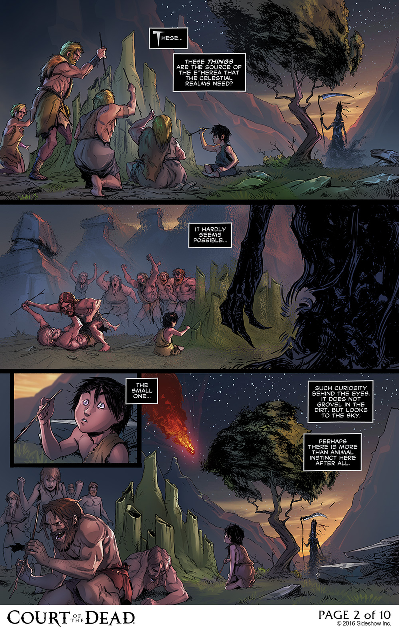 Illustration for article titled Discover the Battle for the Underworld In This Comic Preview for Court of the Dead